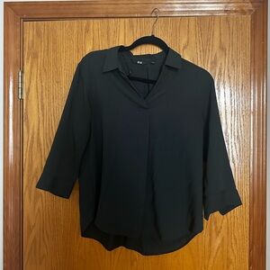 Uniqlo Green Blouse